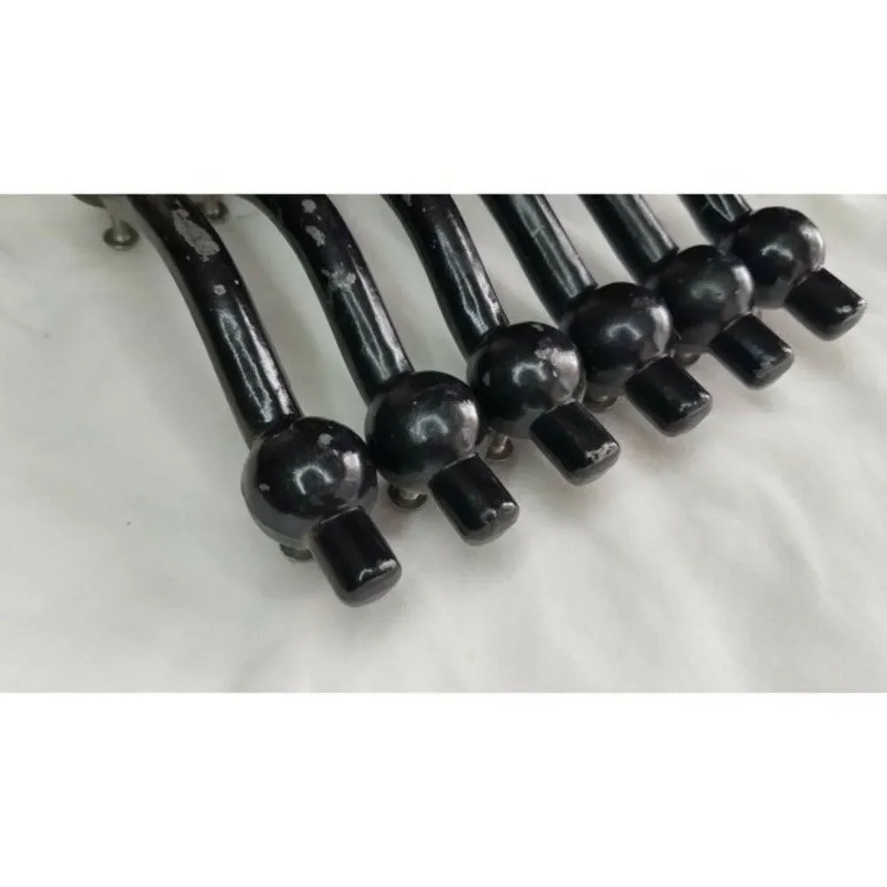 Set of 6 Metal Handles Drawer Pulls Dresser Cabinet Doors Hardware Included